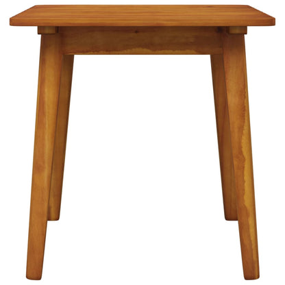 Bistro Set Brown Solid acacia wood Medium Collapsible