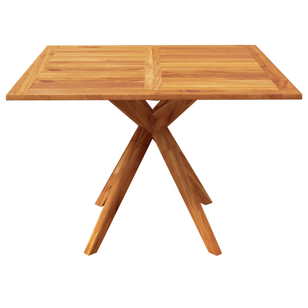 Garden Table Natural Wood Solid Acacia wood Medium Durable