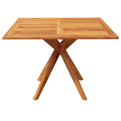 Garden Table Natural Wood Solid Acacia wood Medium Durable
