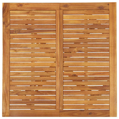Garden Table Natural Wood Solid Acacia wood Medium Durable