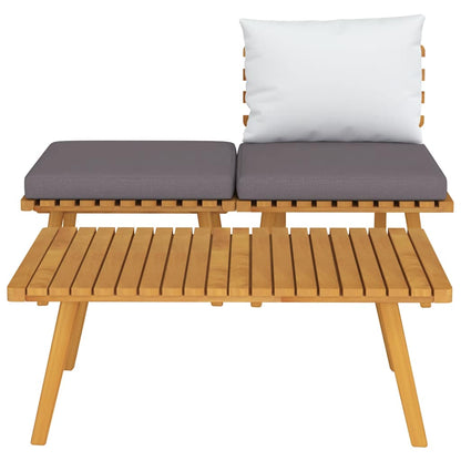 Garden Lounge Set Dark Grey, White