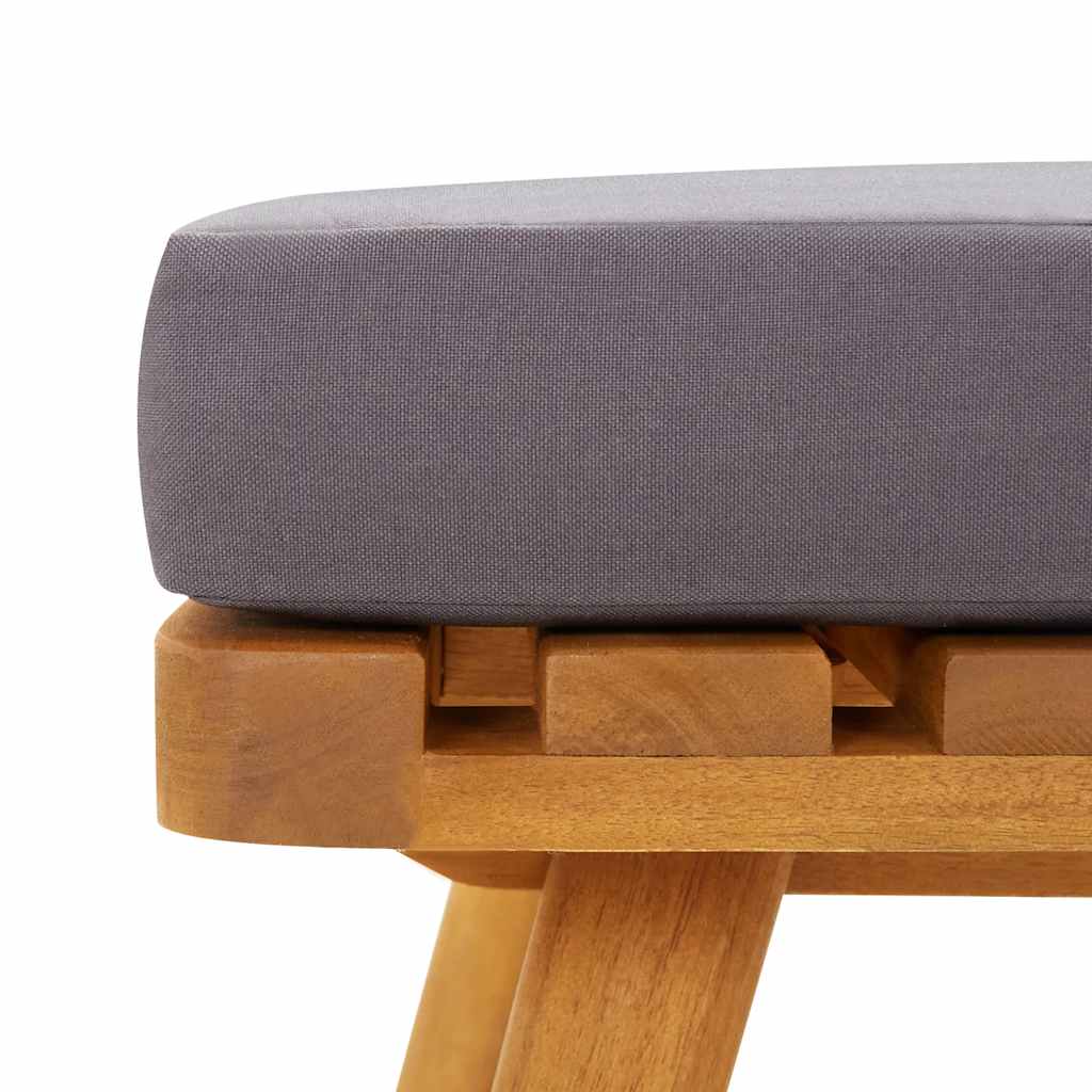 Garden Lounge Set Dark grey, white