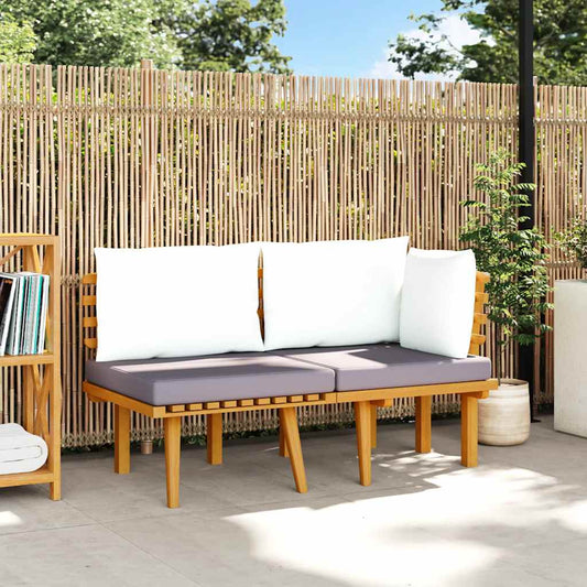 Garden Lounge Set Dark grey, white