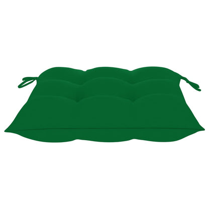 Stacking Patio Chairs with Cushions 8 pcs Solid Teak Wood
