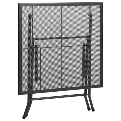 Dining Set Anthracite Steel with e-coating and powder coating finish