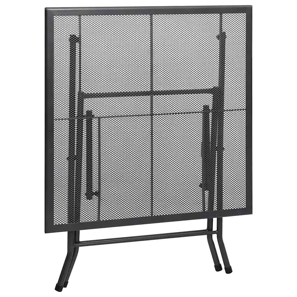 Dining Set Anthracite Steel with e-coating and powder coating finish