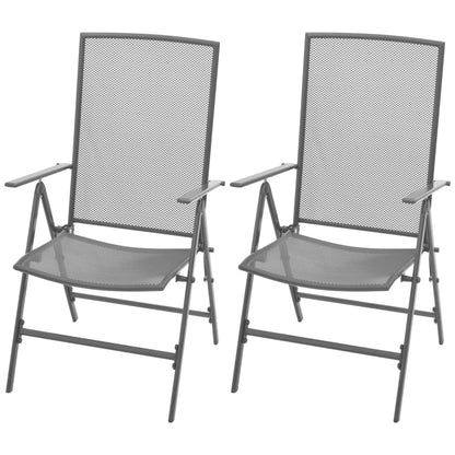 Dining Set Anthracite Steel Standard Dining Set Square