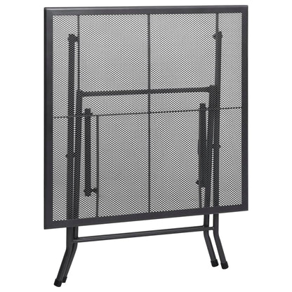 Dining Set Anthracite Steel with e-coated and powder-coated finish