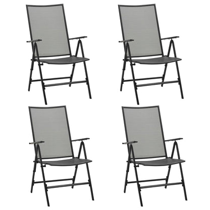 Dining Set Anthracite Steel with e-coated and powder-coated finish