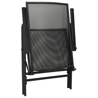 Dining Set Anthracite Steel with e-coated and powder-coated finish