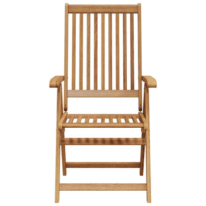 Garden Chair Set of 8 Natural Wood Solid Acacia Wood Standard