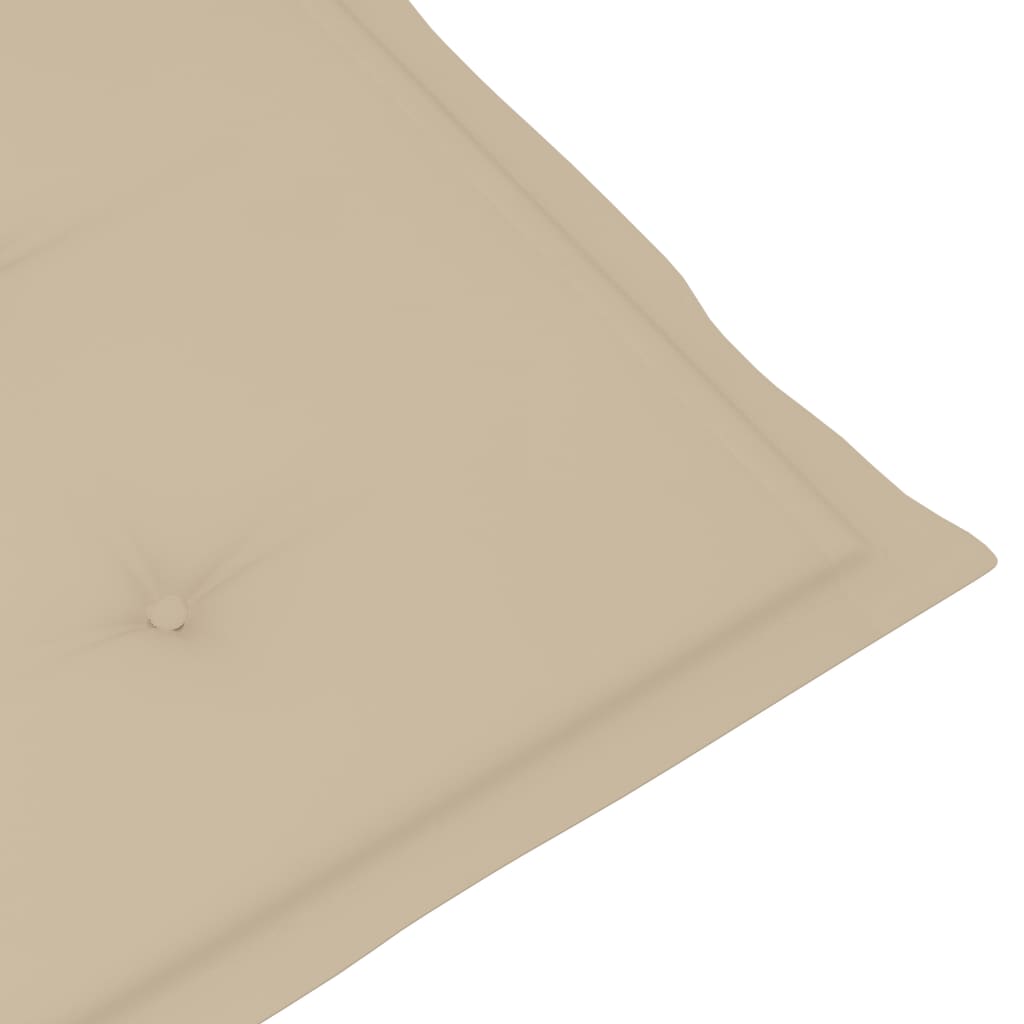 Garden Chair Set of 8 Beige, Brown