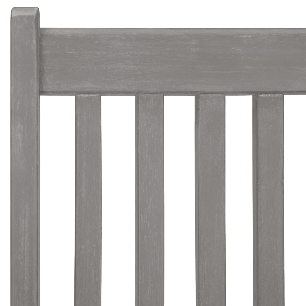 Garden Chair Set of 8 Grey, Beige cushions