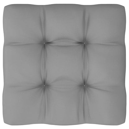 Garden Lounge Set Pinewood Solid pine wood, polyester Large