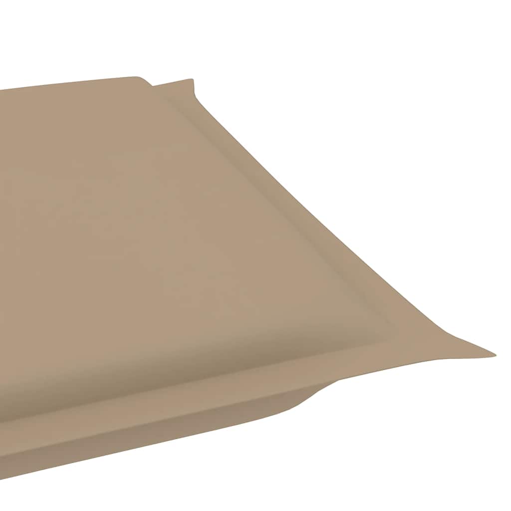 Sun Lounger Natural wood Solid Acacia wood