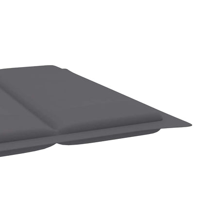 Sun Lounger Anthracite Solid Acacia wood with a natural oil finish