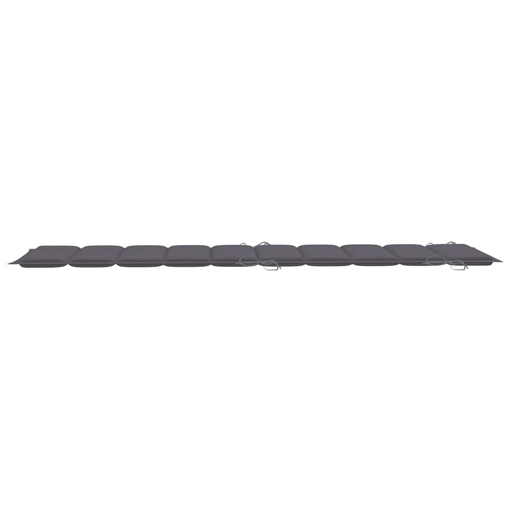 Sun Lounger Anthracite Solid Acacia wood with a natural oil finish