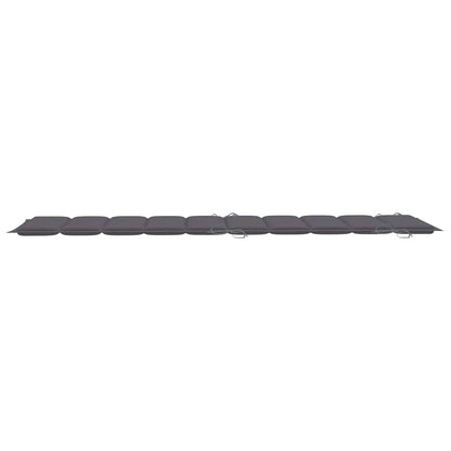 Sun Lounger Anthracite Solid Acacia wood with a natural oil finish