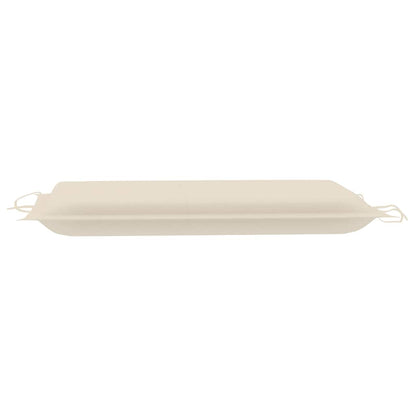 Sun Lounger Natural Wood Solid Acacia wood, Fabric (100% polyester)