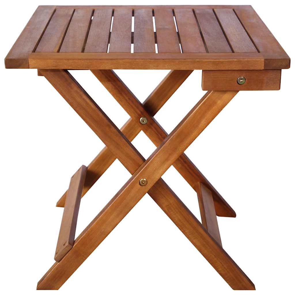Patio Sun Lounger Natural wood color, Red cushion