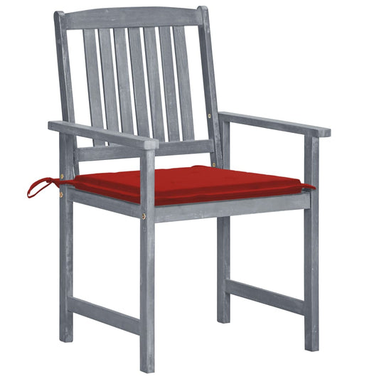 Patio Chair Set of 6 Grey