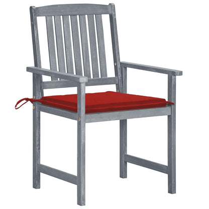 Patio Chair Set of 6 Grey