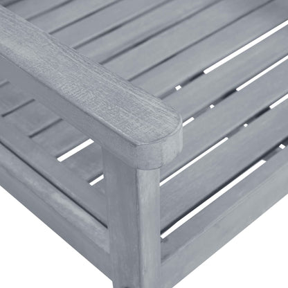 Patio Chair Set of 6 Grey