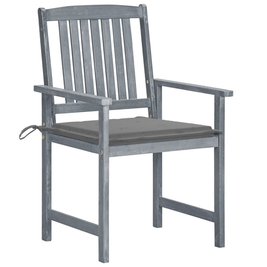 Garden Chair Set of 8 Grey