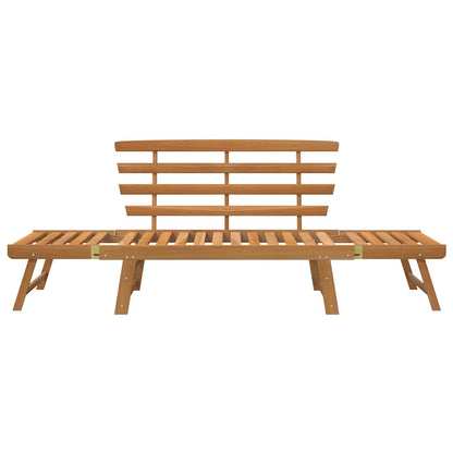 Garden Bench Brown Solid acacia wood Large