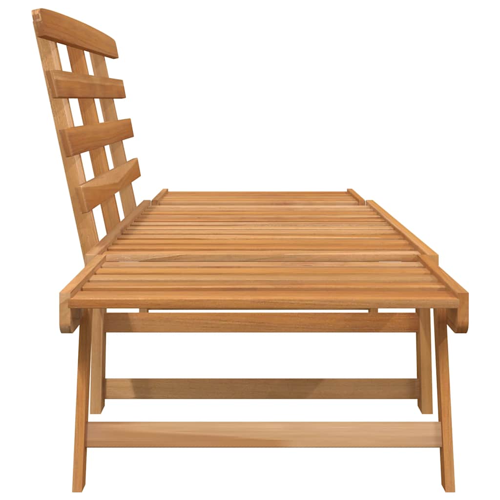Garden Bench Brown Solid acacia wood Large