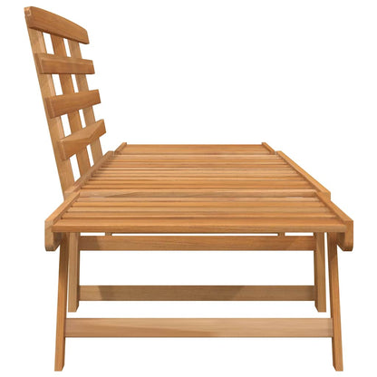 Garden Bench Brown Solid acacia wood Large