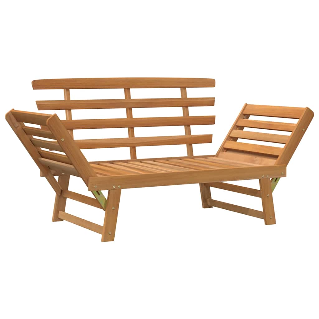 Garden Bench Brown Solid acacia wood Large