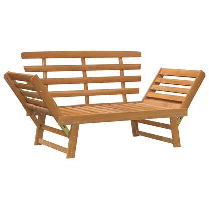 Garden Bench Brown Solid acacia wood Large