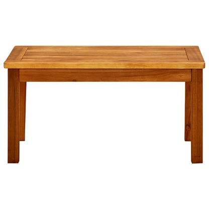 Coffee Table Natural Acacia Solid Acacia Wood Small Durable
