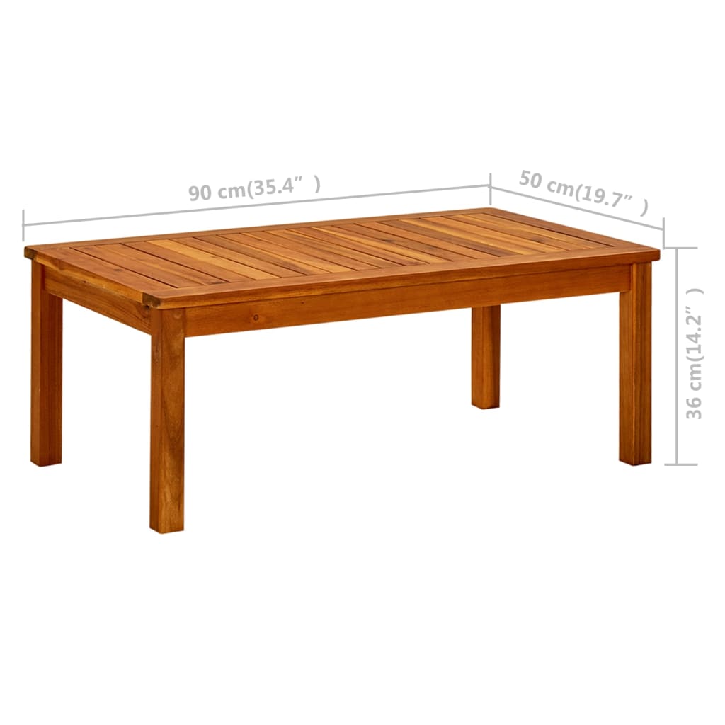 Coffee Table Natural wood Solid acacia wood