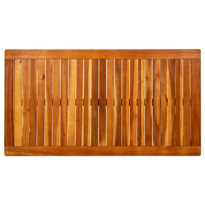 Coffee Table Natural Wood Solid Acacia Wood Medium Durable
