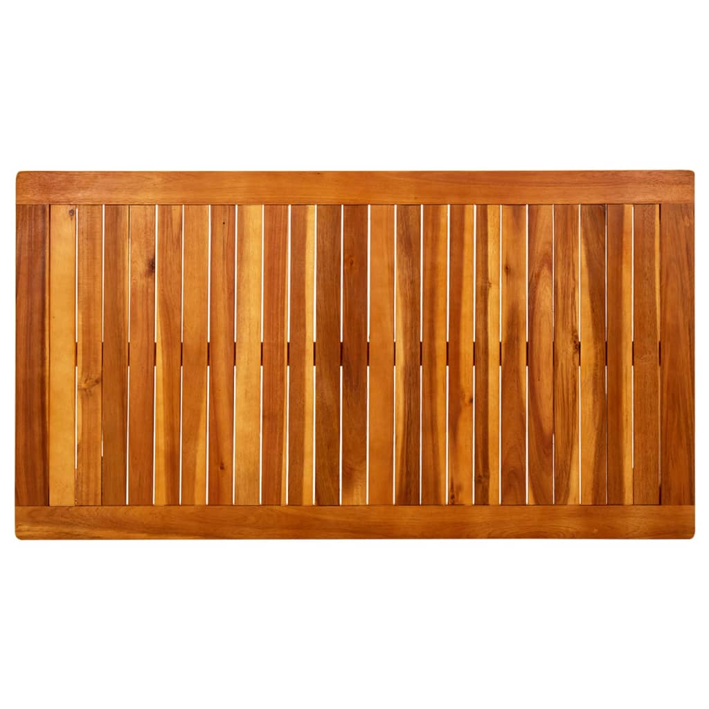 Coffee Table Natural Wood Solid Acacia Wood Medium Durable