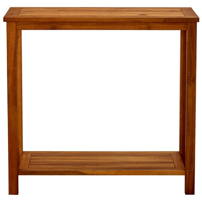 Garden Console Table Brown Solid Acacia Wood Medium Durable