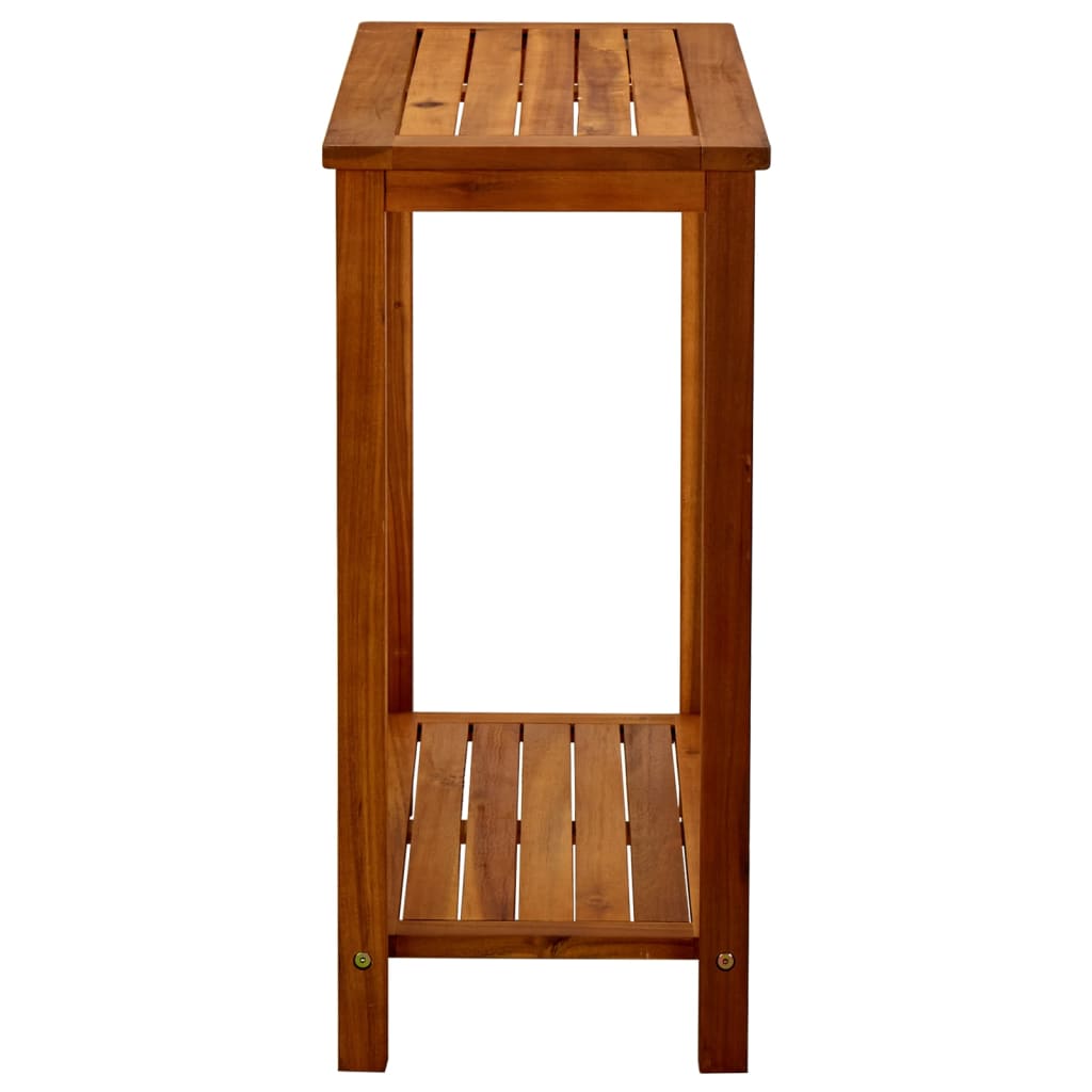 Garden Console Table Brown Solid Acacia Wood Medium Durable