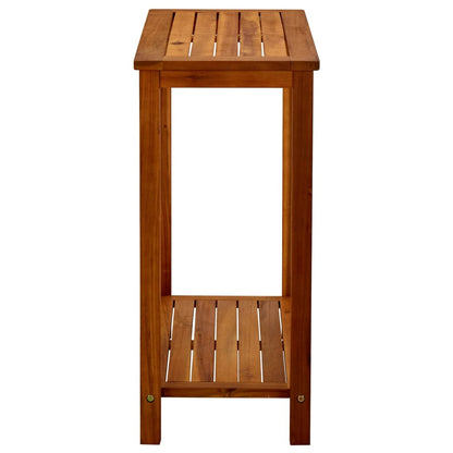 Garden Console Table Brown Solid Acacia Wood Medium Durable