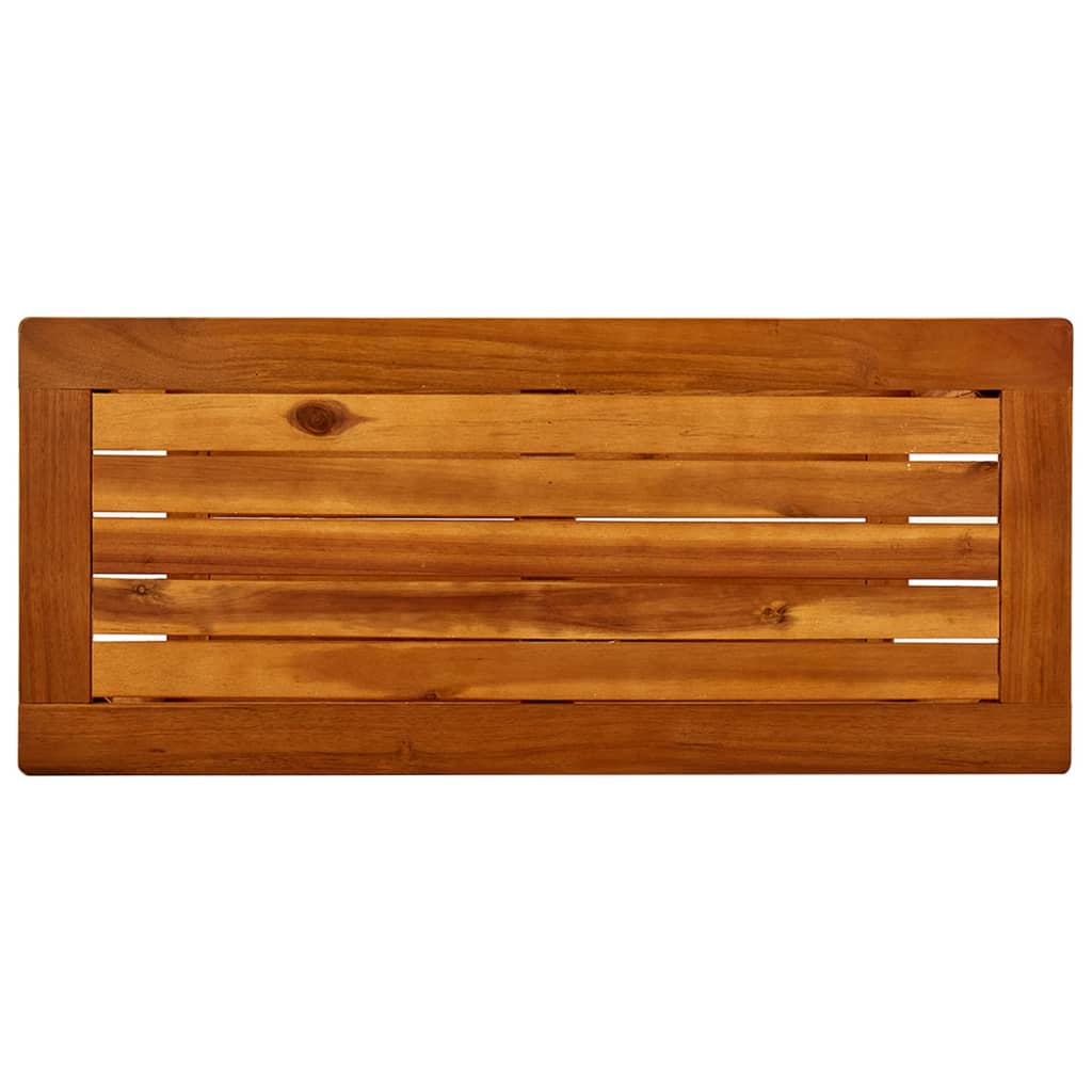 Garden Console Table Brown Solid Acacia Wood Medium Durable