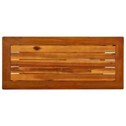 Garden Console Table Brown Solid Acacia Wood Medium Durable