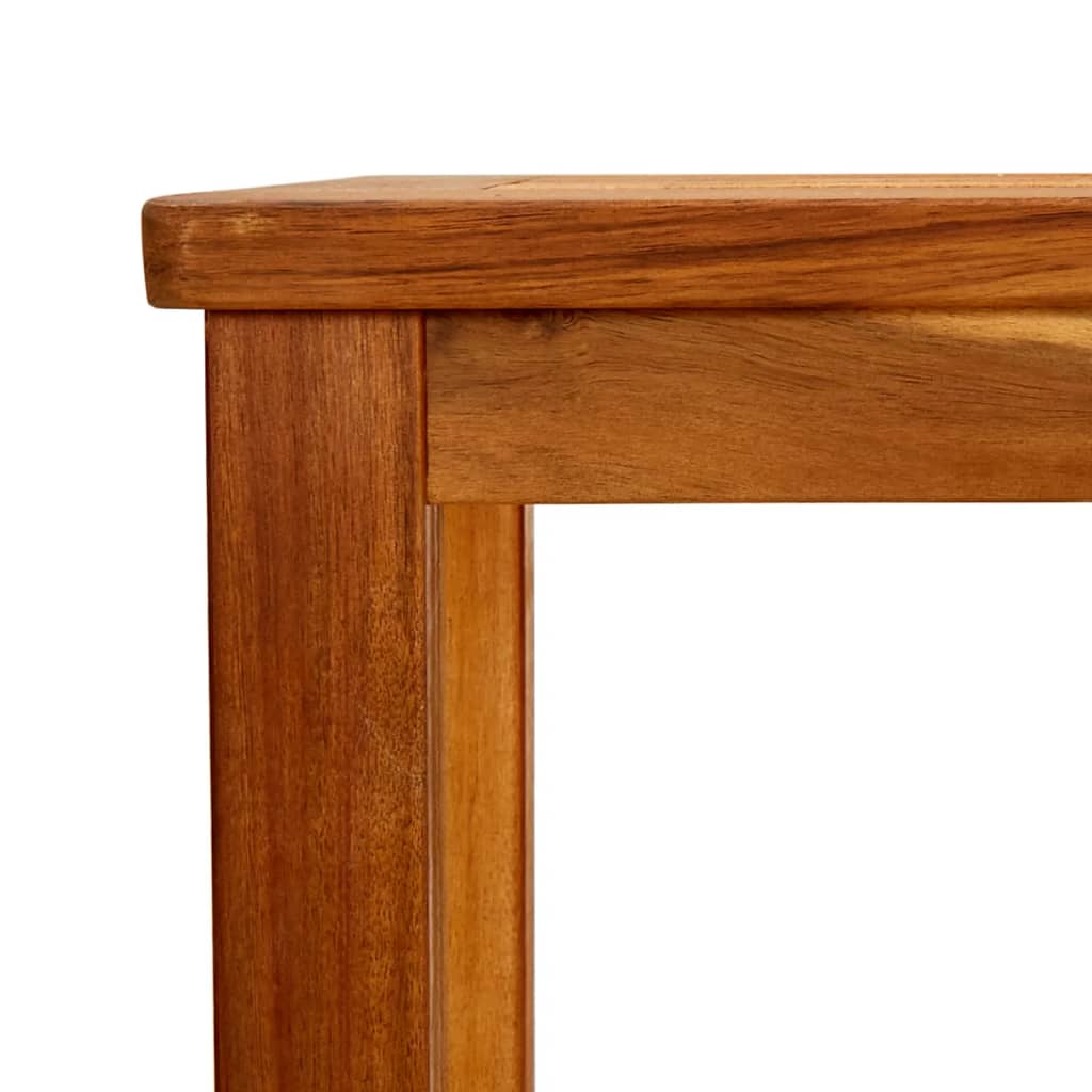 Garden Console Table Brown Solid Acacia Wood Medium Durable