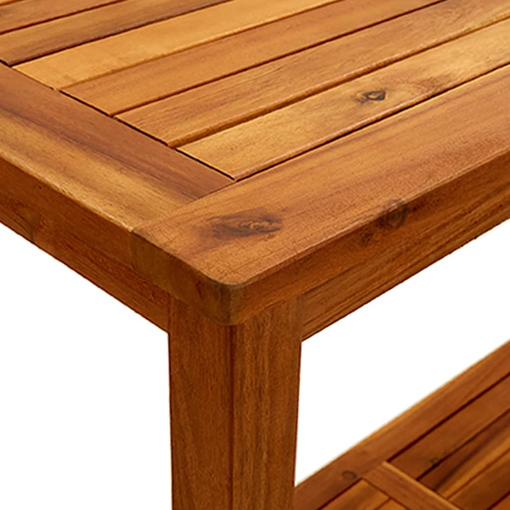 Garden Console Table Solid Acacia Wood Large Durable