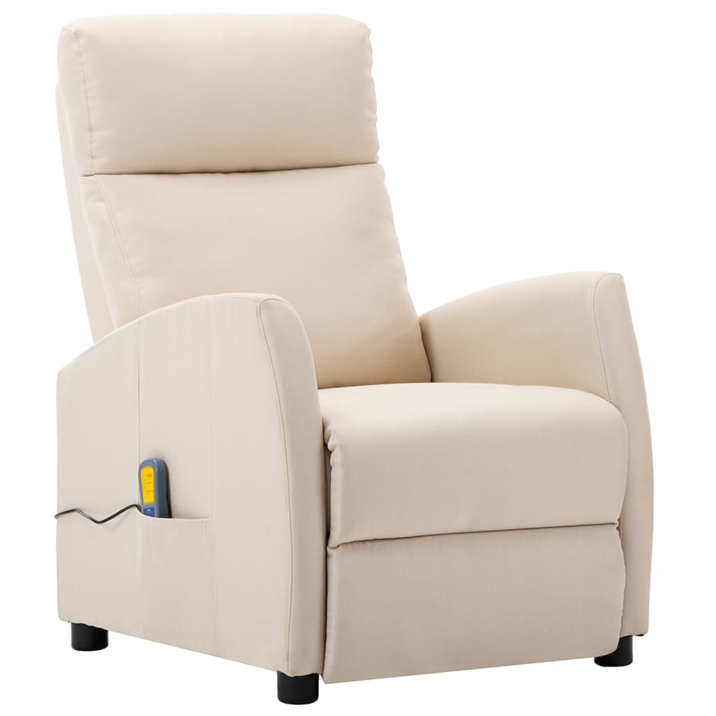 Electric Massage Recliner Cream