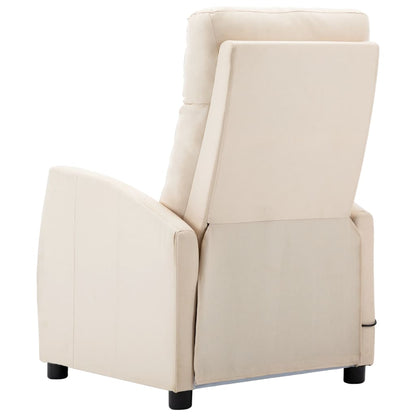 Electric Massage Recliner Cream