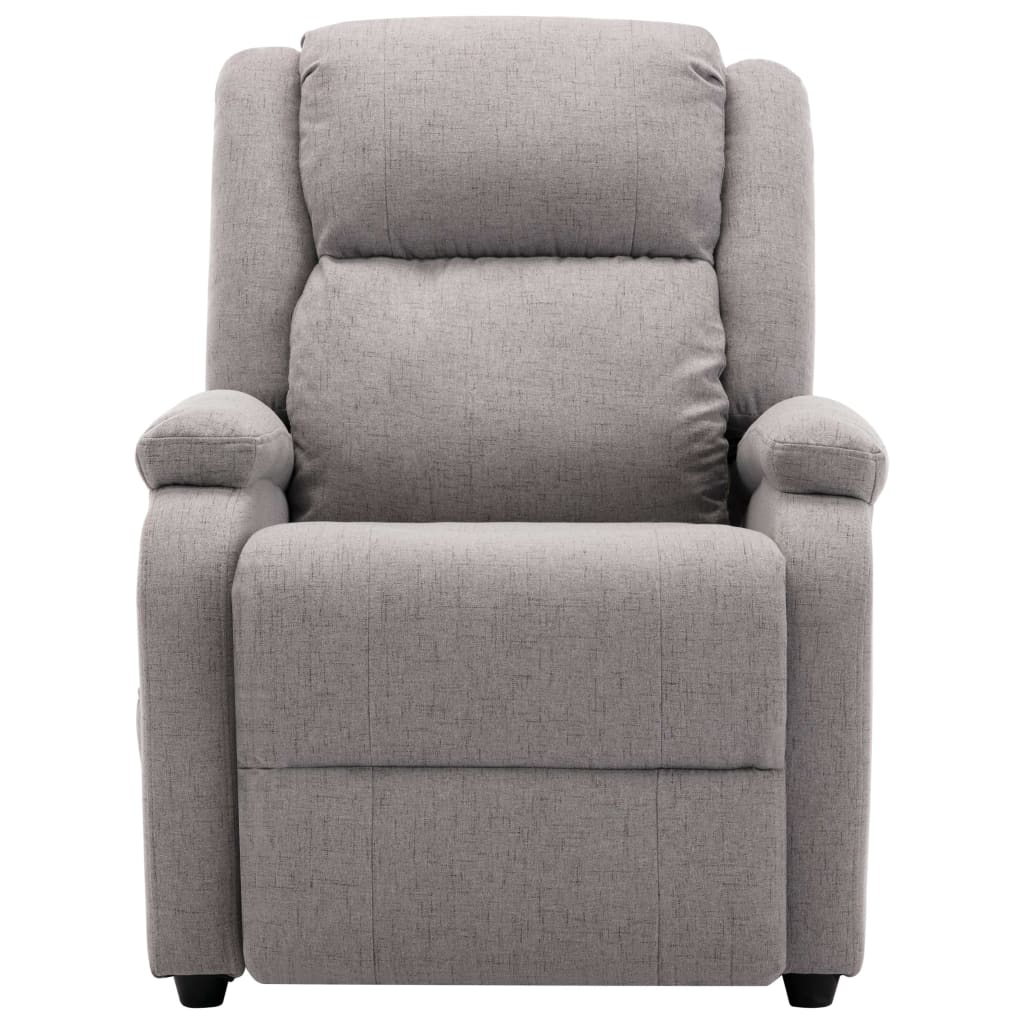 Electric Massage Chair Light grey Fabric (100% polyester), metal