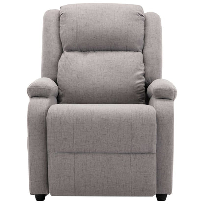 Electric Massage Chair Light grey Fabric (100% polyester), metal