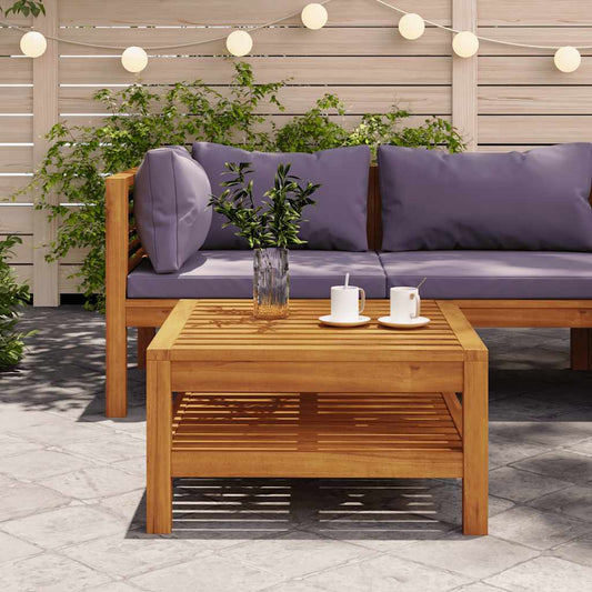 Coffee Table Natural Acacia Wood Solid Acacia Wood Medium Durable
