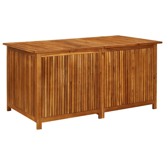 Storage Box Solid Acacia wood, Polyethylene 59.1 x 31.5 x 29.5 in